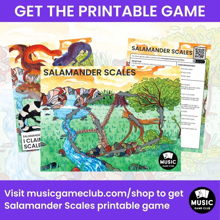 Finish the E-Flat Major Scale on Keyboard Boom™ Cards Digital Music Game (Salamander Scales 12)