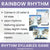 Rainbow Rhythm Syllables Game - Printable