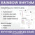 Rainbow Rhythm Syllables Game - Printable