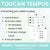 Toucan Tempos Tempo Terminology Game - Printable