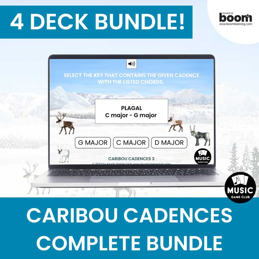 Caribou Cadences Complete Bundle (Boom™ Cards Digital Music Game)