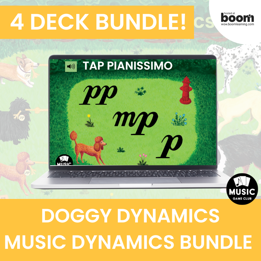 Music Dynamics Bundle (Doggy Dynamics Boom™ Cards Digital Music Game)