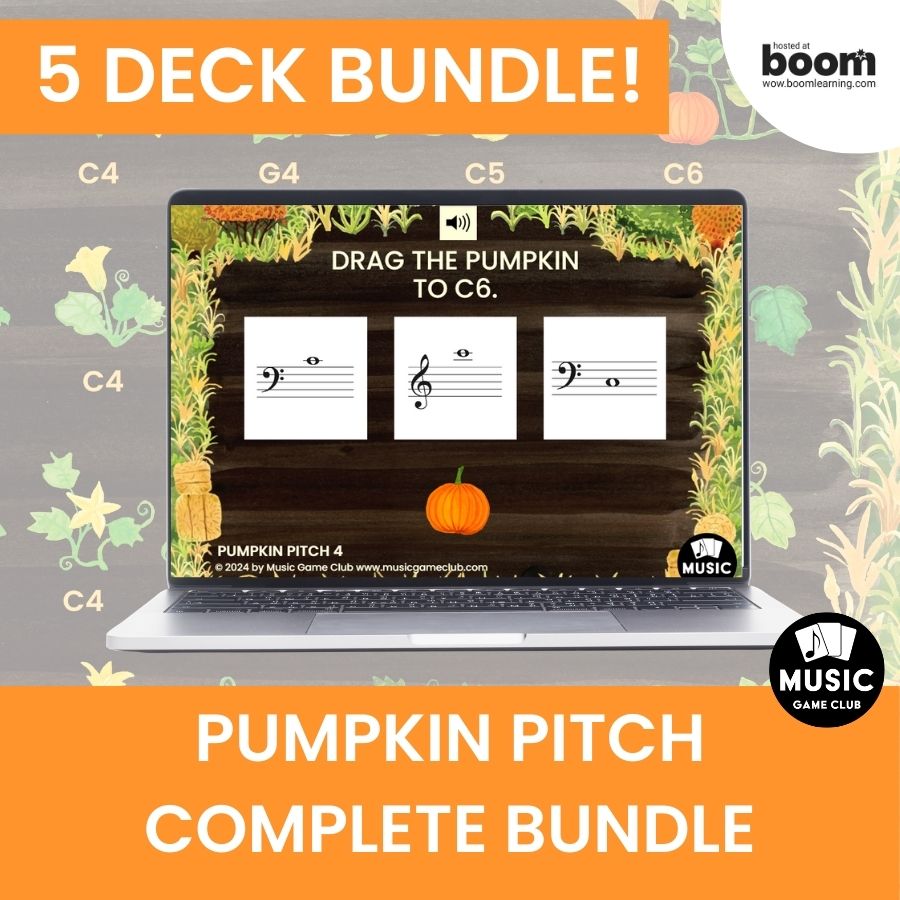 Pumpkin Pitch Complete Bundle (Boom™ Cards Digital Music Game)