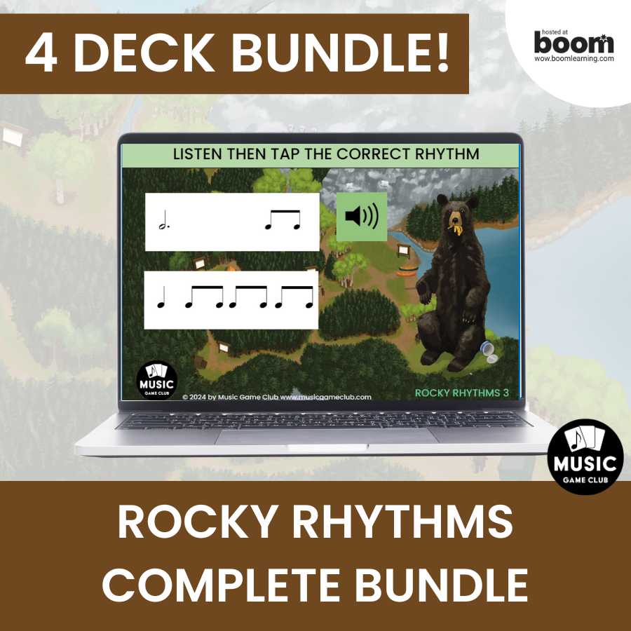 Rocky Rhythms Complete Bundle (Boom™ Cards Digital Music Game)