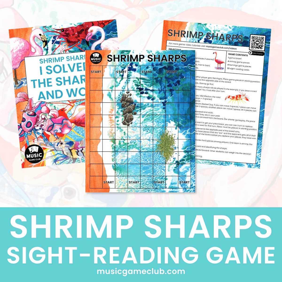 Shrimp Sharps Music Sight-Reading Theory Game