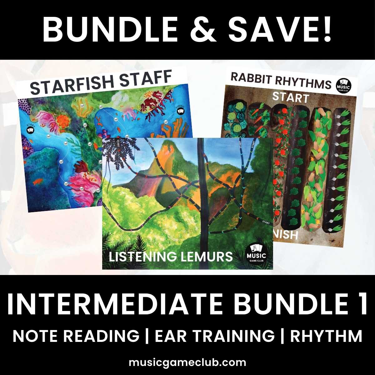 Intermediate Music Theory Games Bundle 1